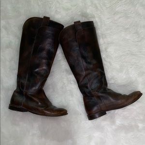 Frye Paige Tall Riding Boot Brown